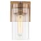 Nuvo Intersection 1-Light Vanity - Burnished Brass with Clear Glass 60/7531 - alternate 3